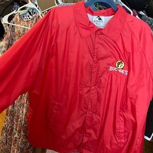 Buc-ees wind breaker jacket XL